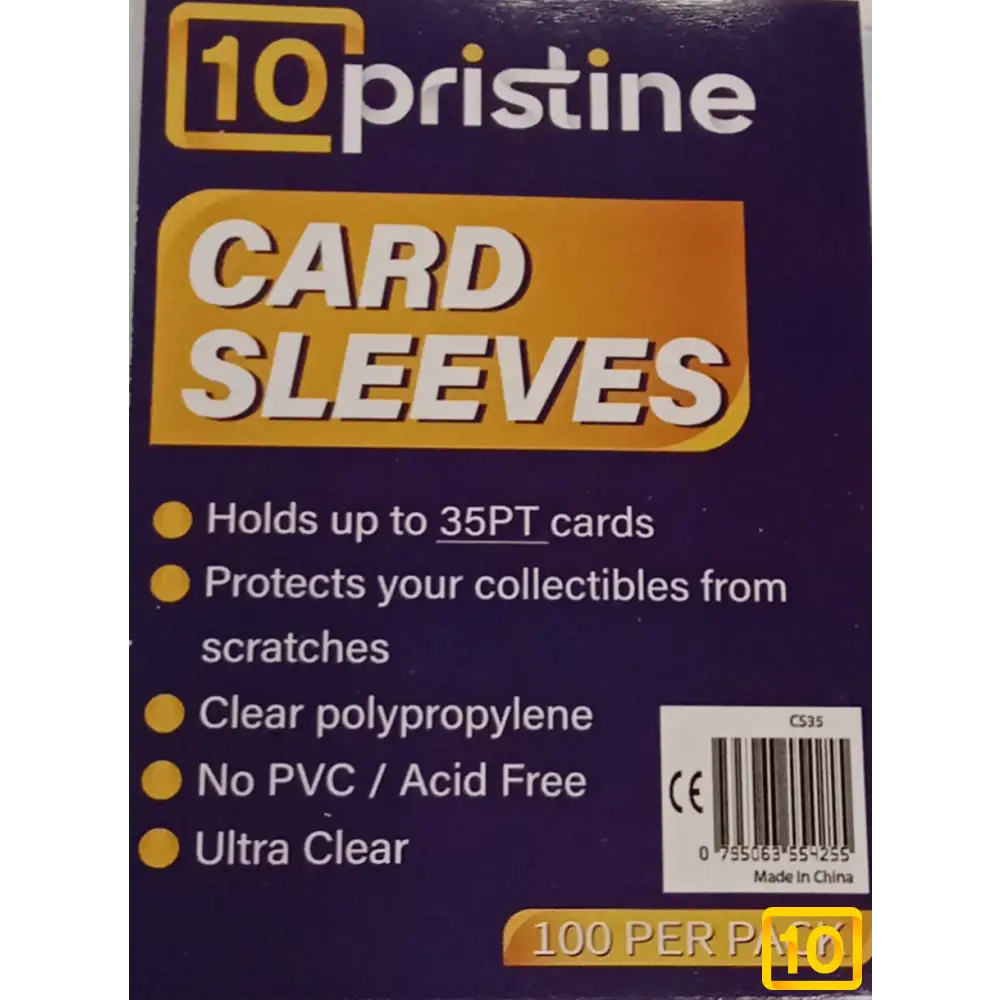 Sleeves Perfect Fit 10Pristine 35pt 100pcs10pristine