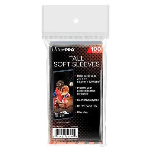 Sleeves Tall Card Soft Sleeves UltraPro (100uni) -