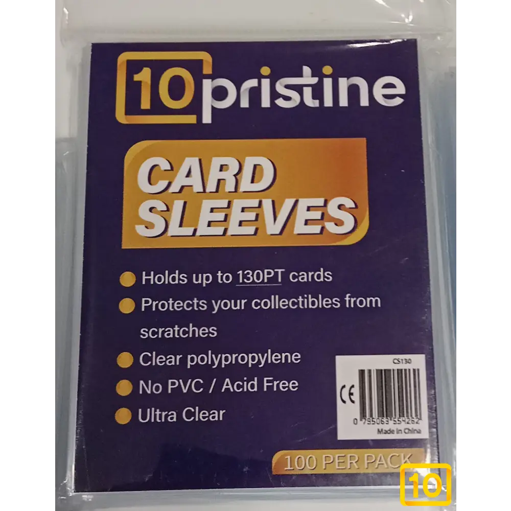 Sleeves Thick 10Pristine 130pt 100pcs10pristine