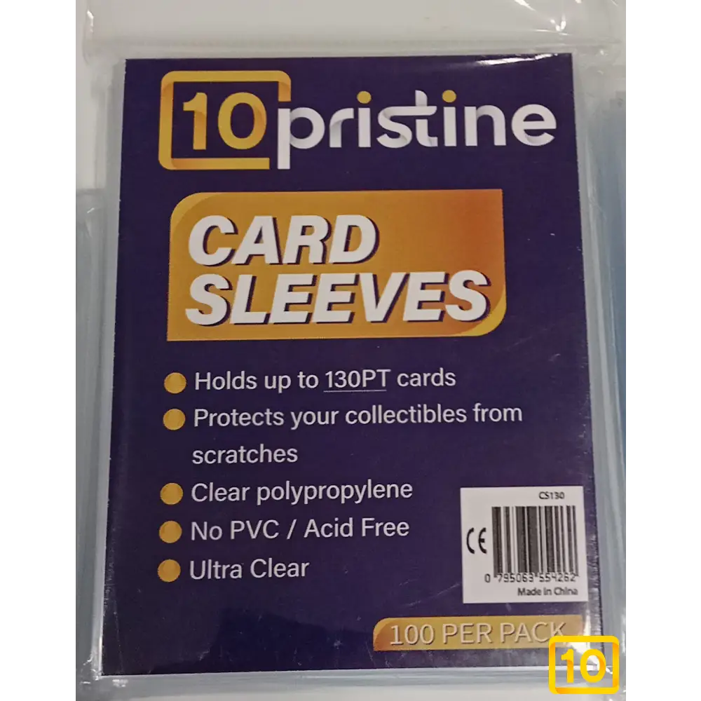 Sleeves Thick Pristine10 130pt 100pcs - Accesorios