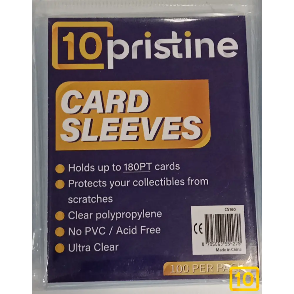 Sleeves Thick 10Pristine 180pt 100pcs10pristine