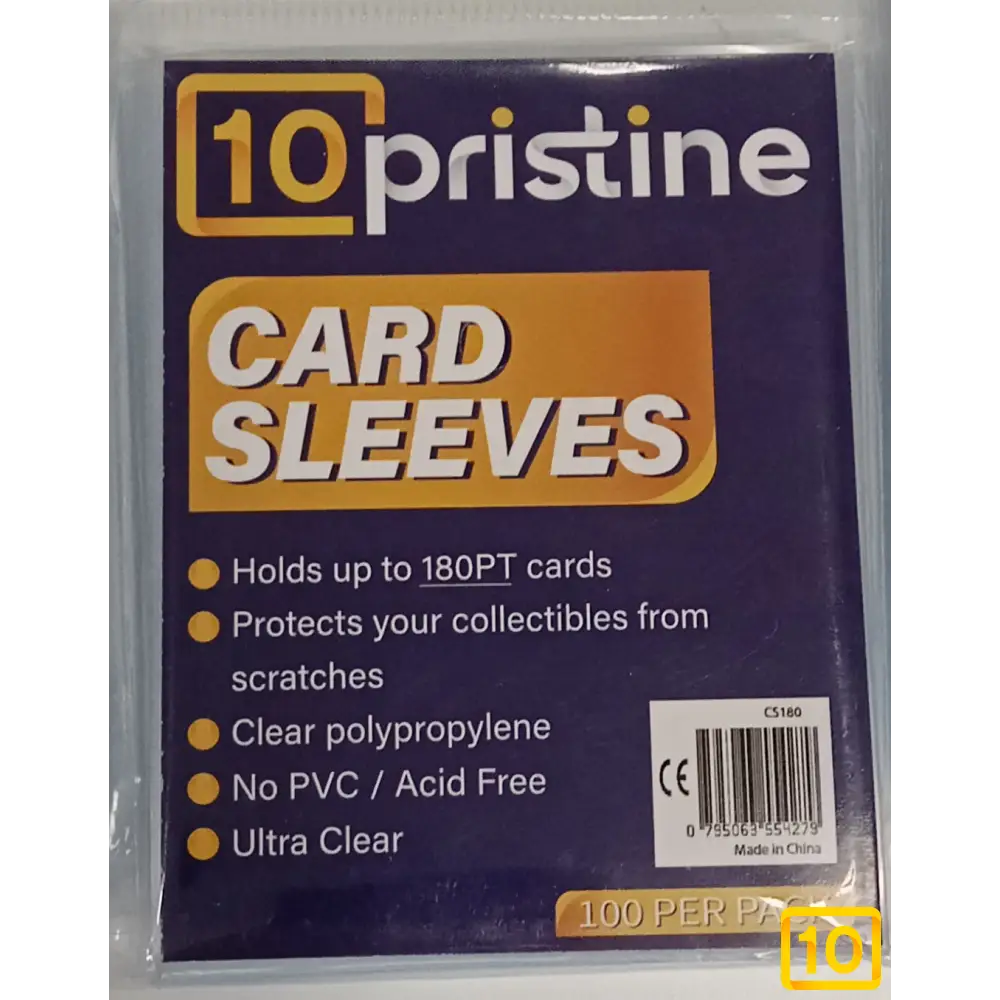 Sleeves Thick Pristine10 180pt 100pcs - Accesorios