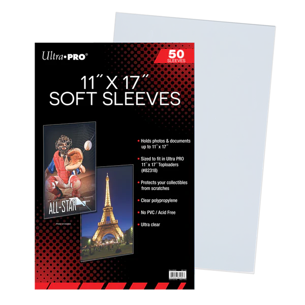Sleeves UltraPro 11 x 17 Soft (50uni) - Accesorios