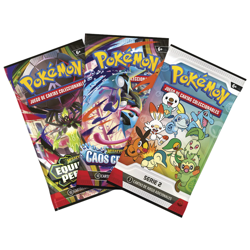 Caja Cromos Pokemon Primer Compañero Series 2 Español