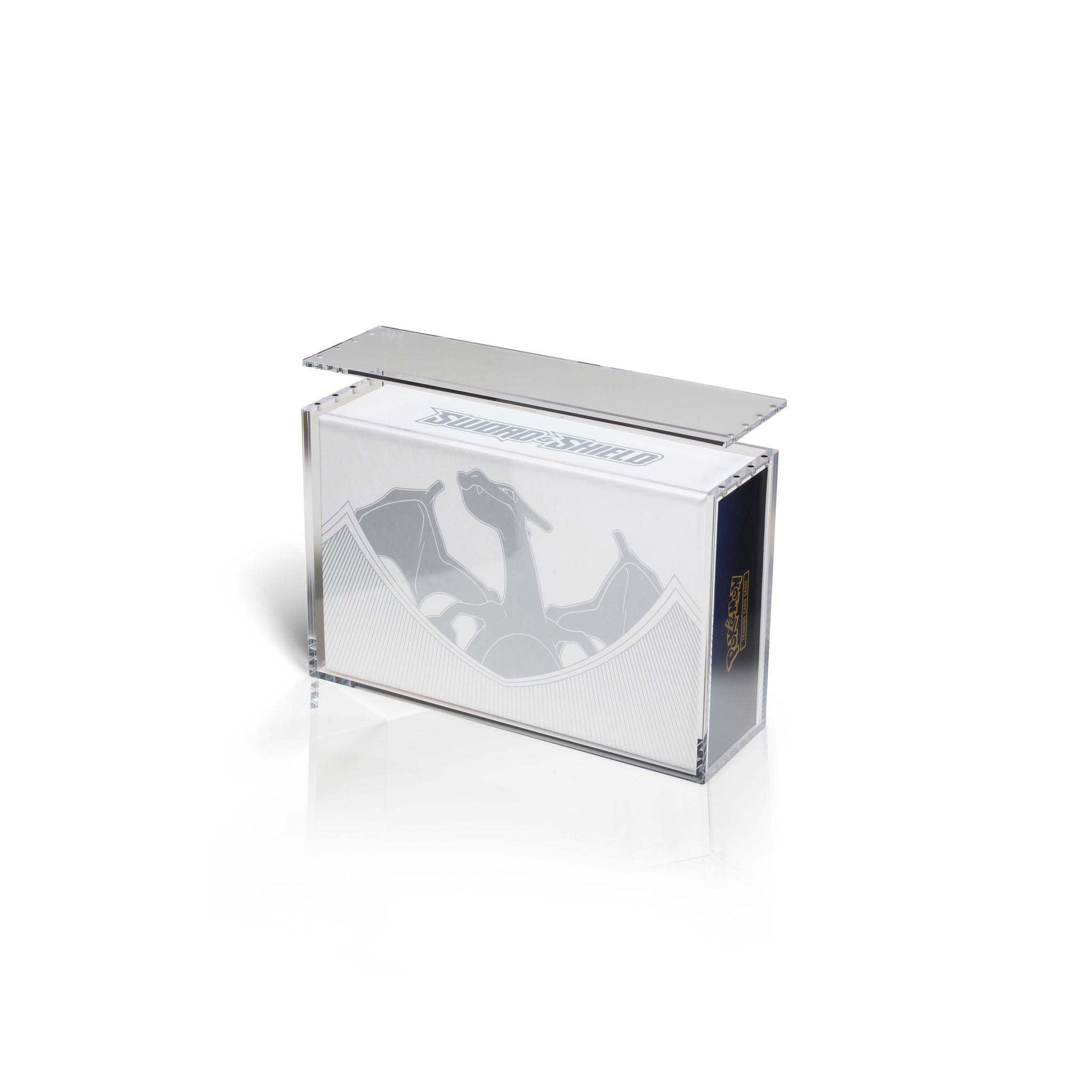 Expositor Acrilico TheAcrylic Box Premium 6MM Charizard Ultra Premium Collection Acrylic Case