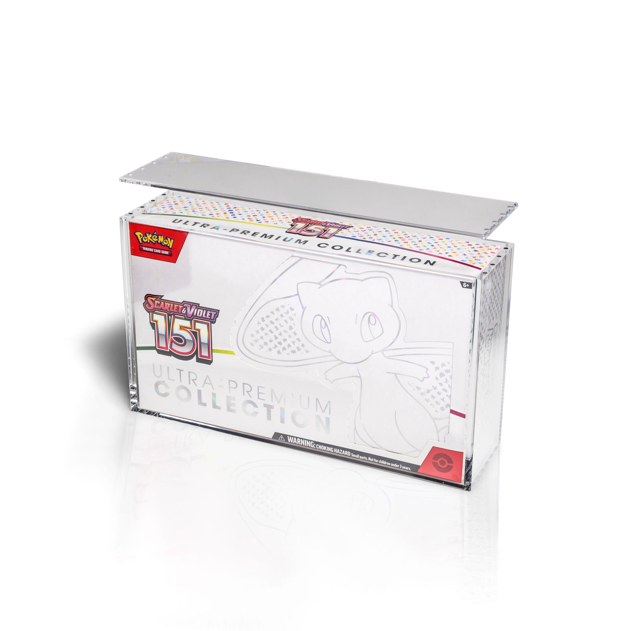 Expositor Acrilico TheAcrylic Box Premium 6MM Pokémon 151 Ultra Premium Collection Case
