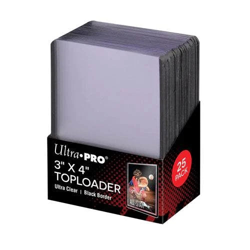 Toploader Ultrapro Regular Black Border 25 Piezas10pristine