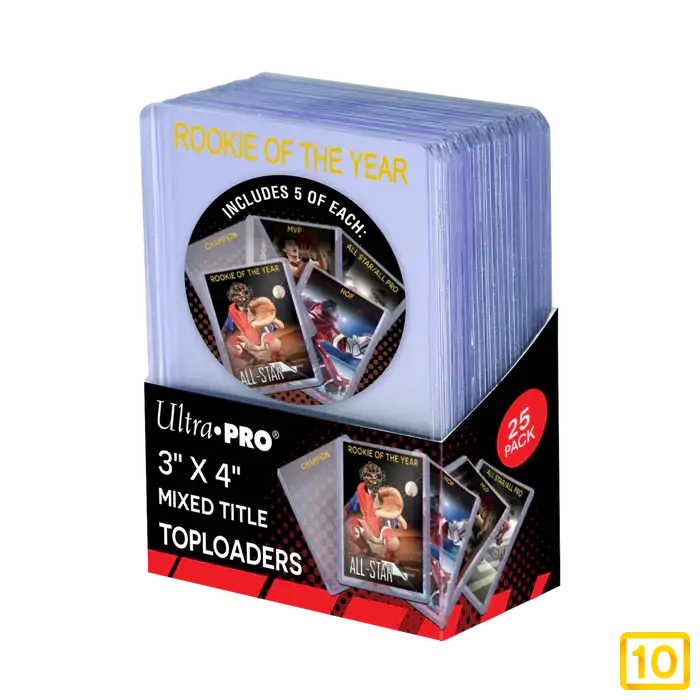 Toploader Ultra pro Regular Mixed Tittle 25 Piezas -