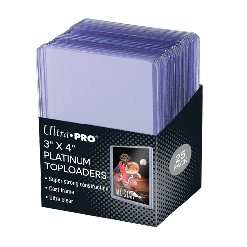 Toploader Ultrapro Ultra Clear Platinum 25 Piezas -