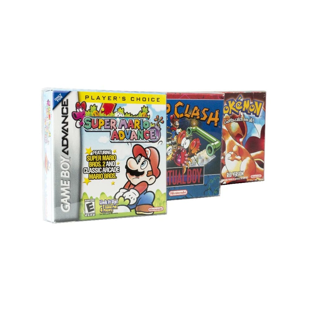 Evoretro Funda Nintendo Game Boy Advance GB & GBA PET Protectors Pack of 25
