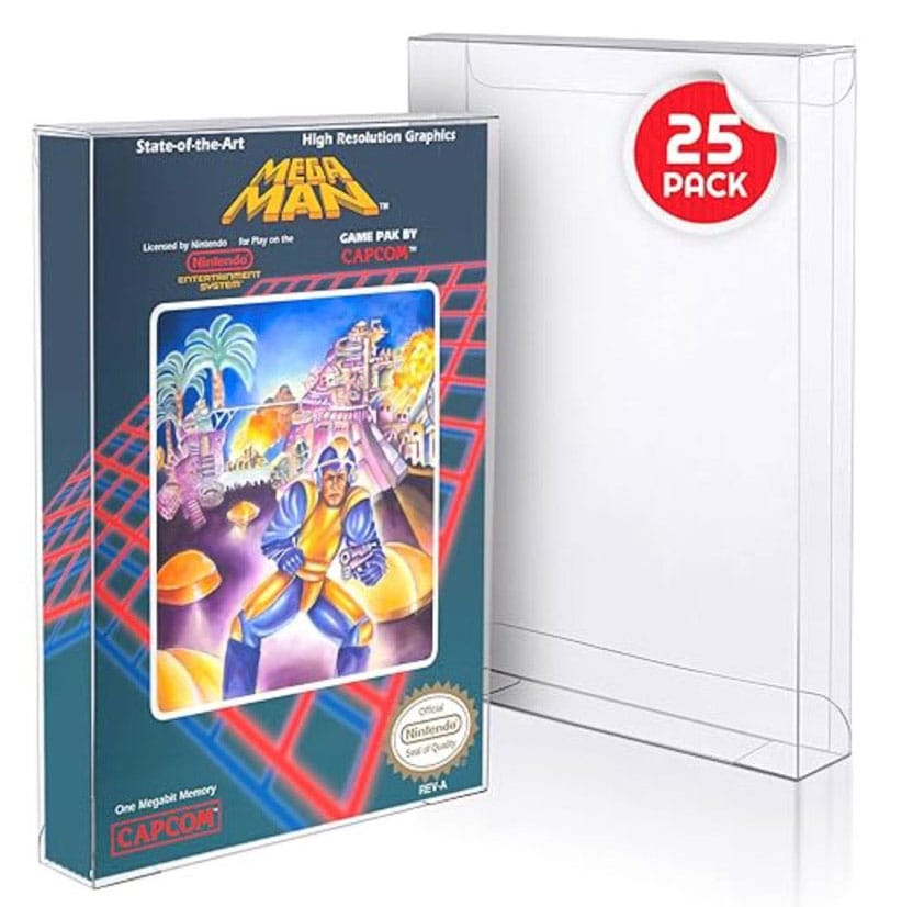 Evoretro Funda Nintendo NES (Game box) PET Protectors Pack of 25