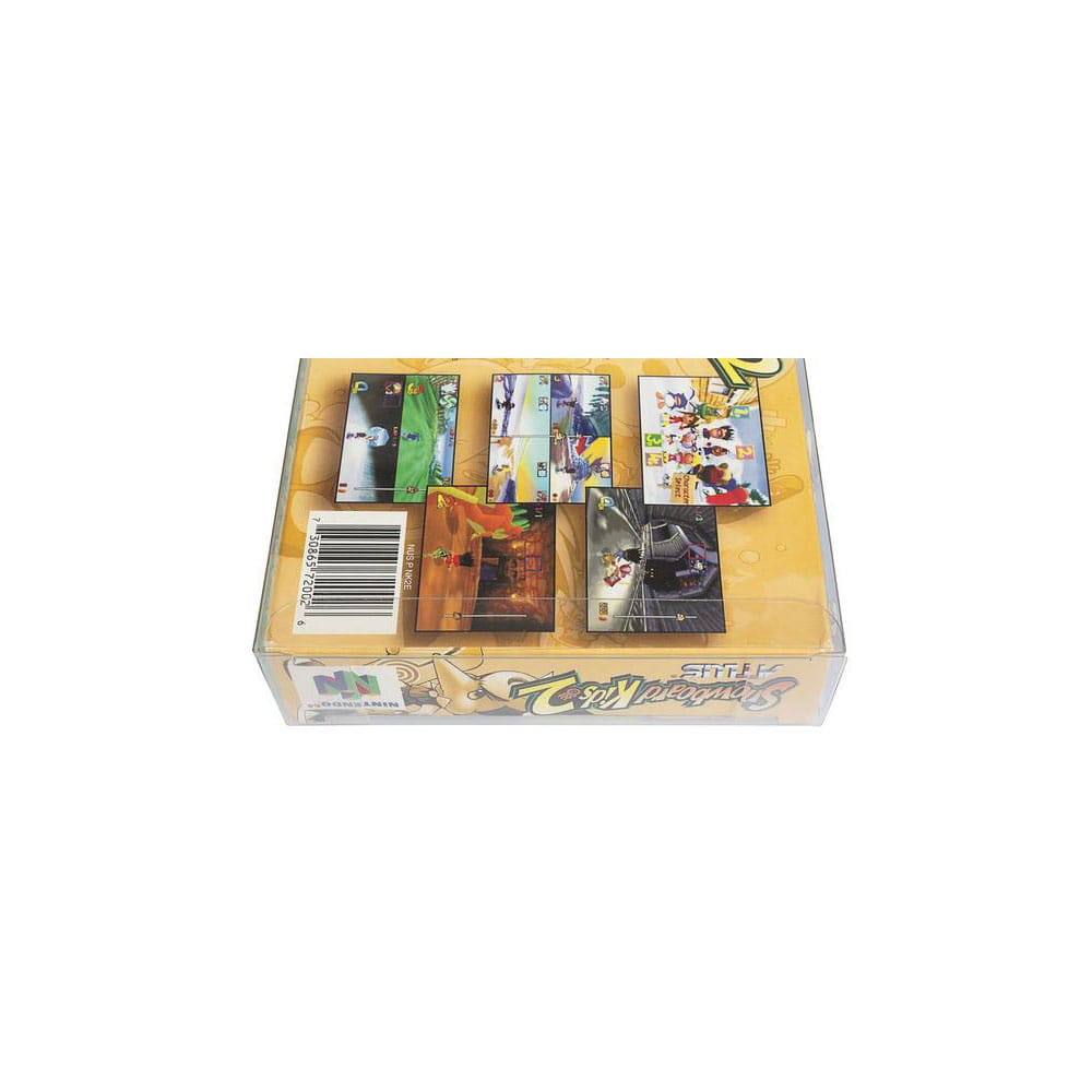 Evoretro Funda Nintendo N64 SNES Super Nintendo (Game Box) PET Protectors - Pack of 25