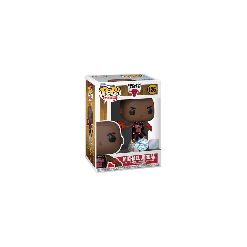 Funko NBA Legends POP! Sports Vinyl Figura Bulls- Michael Jordan w/Jordans (Blk Pinstripe Jersey) 9 cm