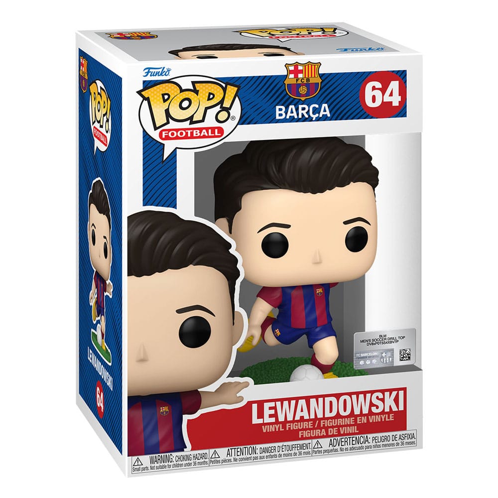 Funko EFL POP! Football Vinyl Figura Barcelona - Lewandowski 9 cm