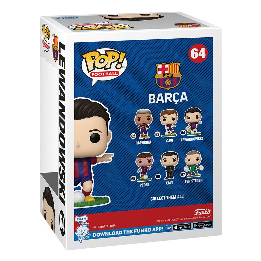 Funko EFL POP! Football Vinyl Figura Barcelona - Lewandowski 9 cm