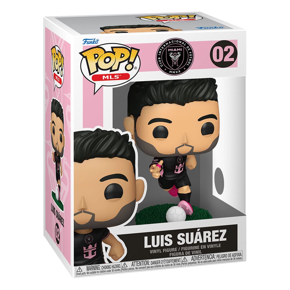 Funko MLS POP! Sports Vinyl Figure Inter Miami- Luis Suarez(away) 9 cm