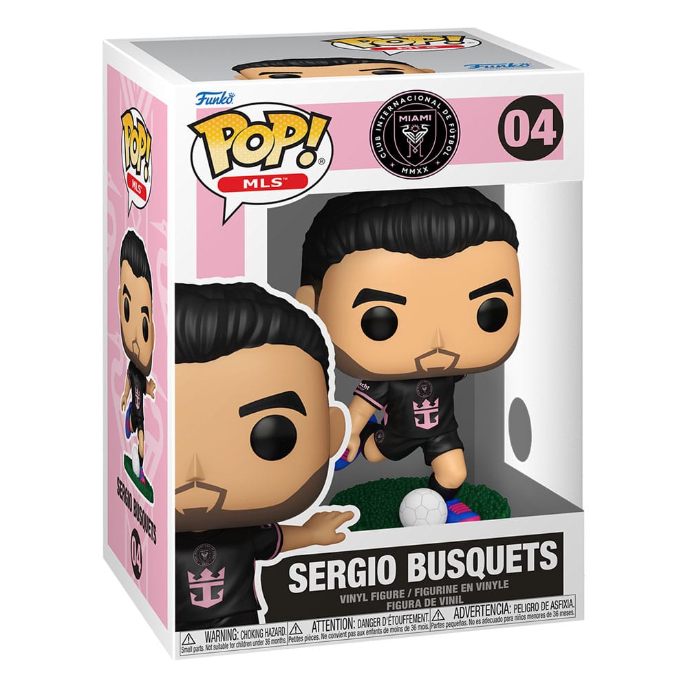 Funko MLS POP! Sports Vinyl Figure Inter Miami- Sergio Busquets(away) 9 cm