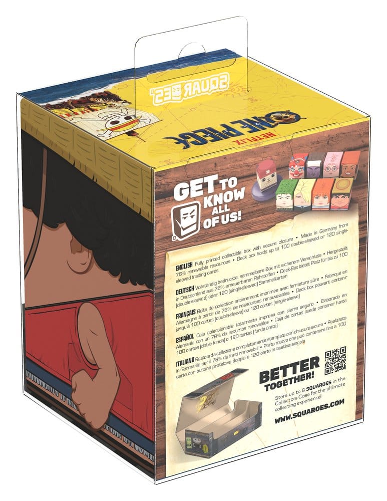 Caja Squaroes Squaroe ONE PIECE OP001 - Monkey D. Luffy