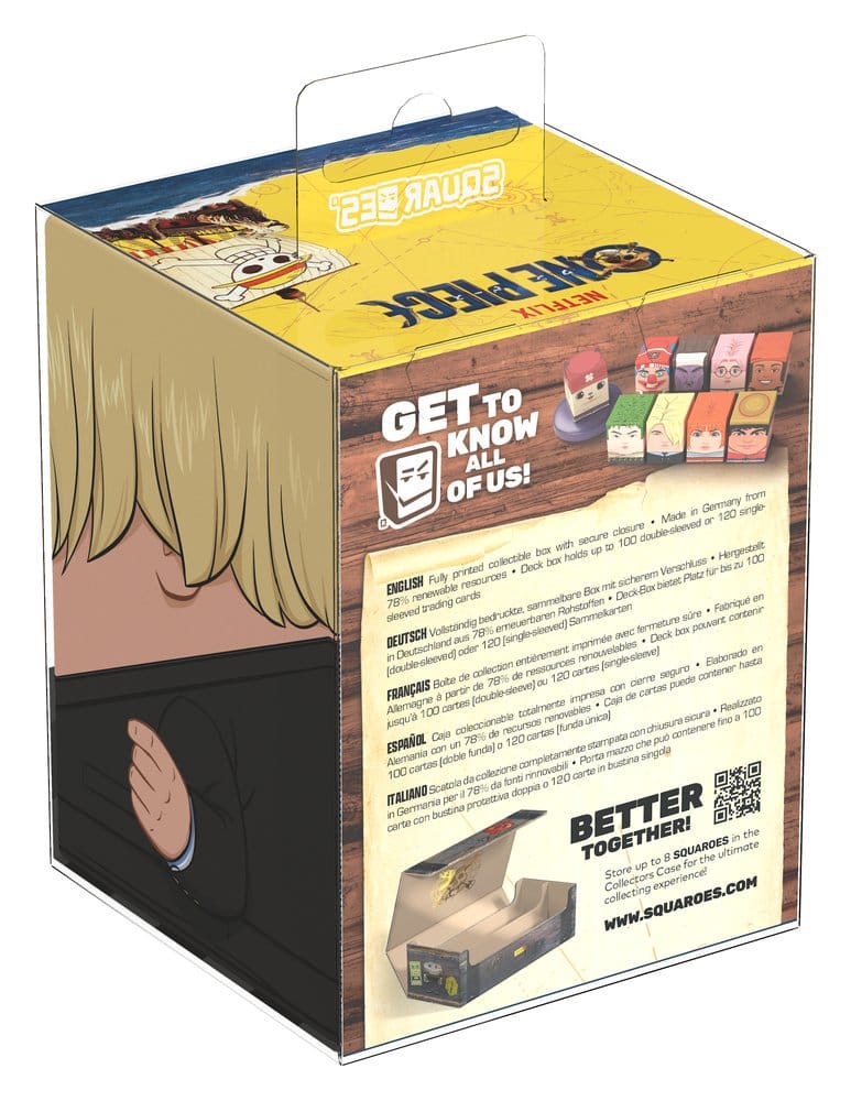 Caja Squaroes Squaroe ONE PIECE OP003 - Sanji