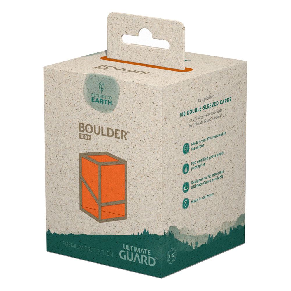Caja Ultimate Guard Return To Earth  Boulder Deck Case 100+  Tamaño Estándar Naranja