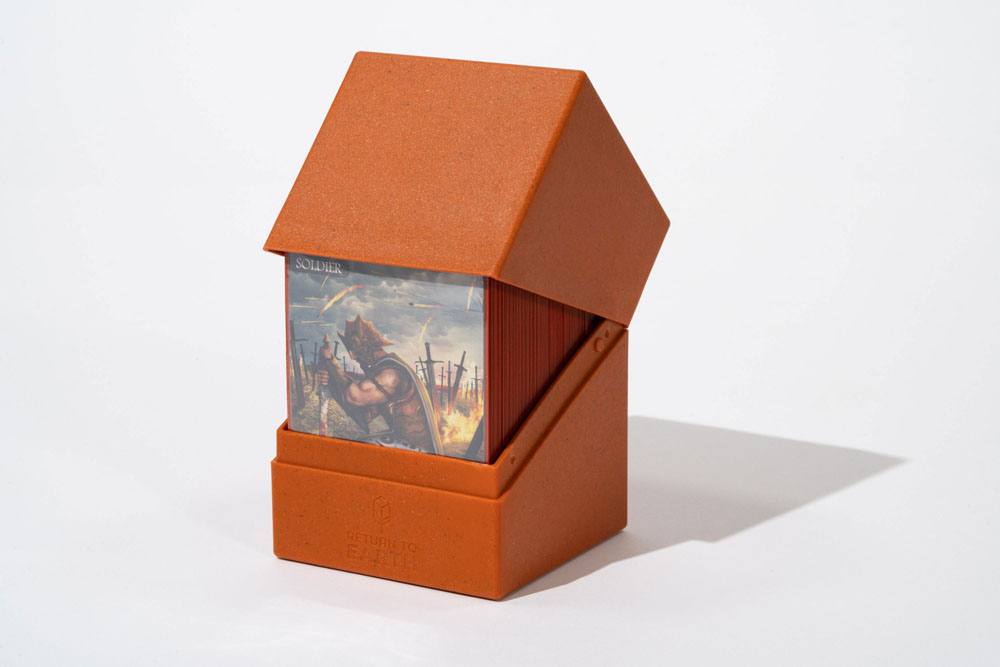 Caja Ultimate Guard Return To Earth  Boulder Deck Case 100+  Tamaño Estándar Naranja