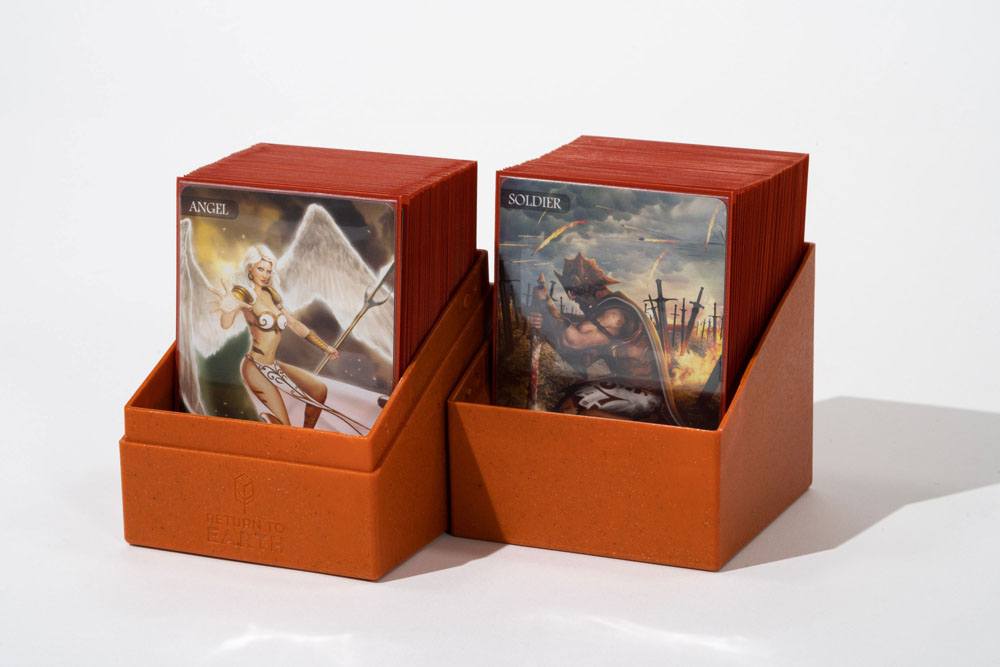 Caja Ultimate Guard Return To Earth  Boulder Deck Case 100+  Tamaño Estándar Naranja