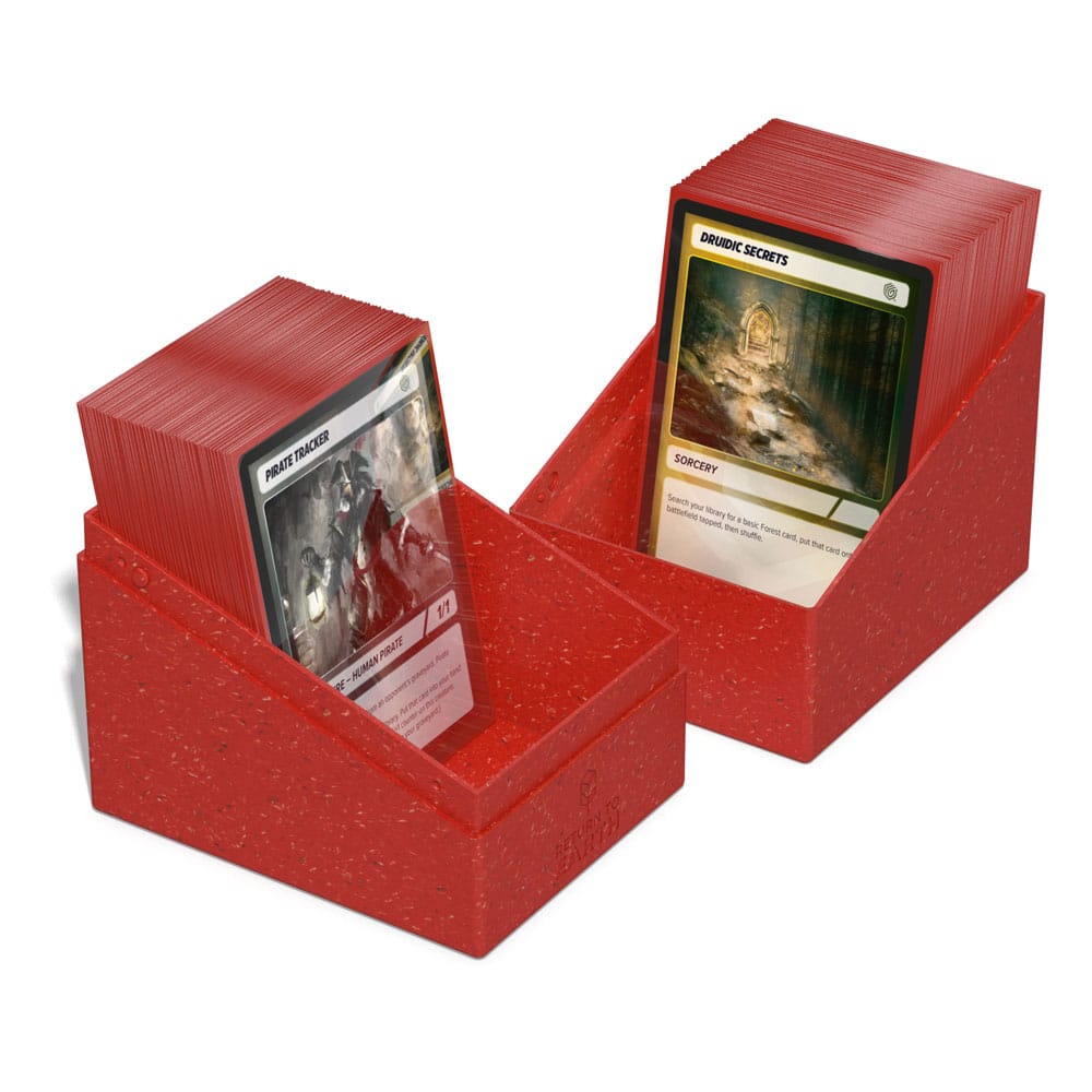 Caja Ultimate Guard Return To Earth Boulder Deck Case 133+ Tamaño Estándar Rojo