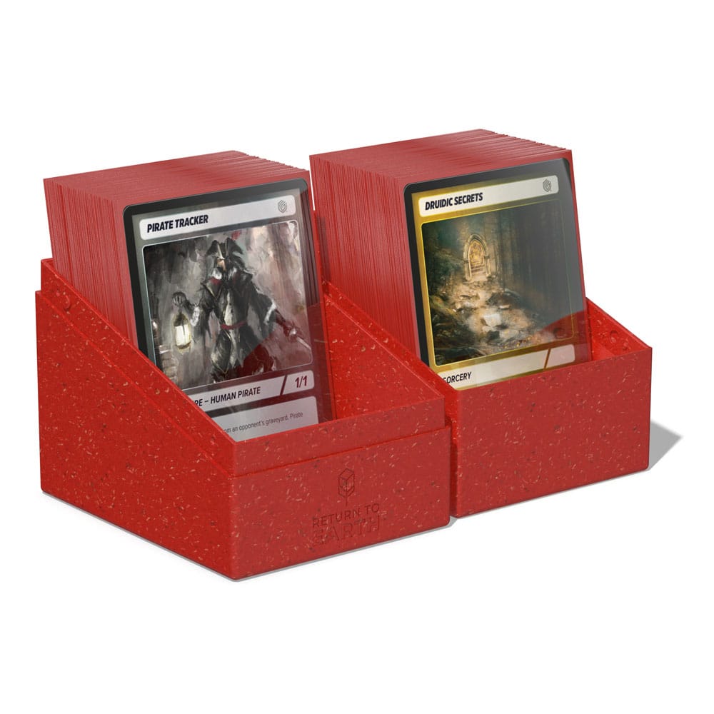 Caja Ultimate Guard Return To Earth Boulder Deck Case 133+ Tamaño Estándar Rojo