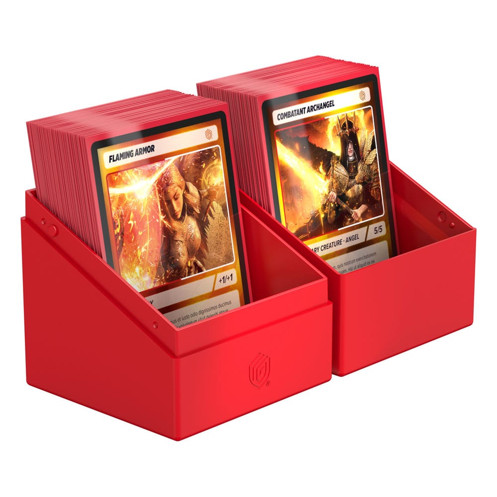 Caja Ultimate Guard Boulder Deck Case 100+ Solid Rojo