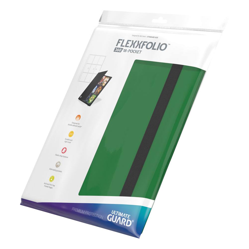 Archivador Ultimate Guard Flexxfolio 360 - 18-Pocket Verde