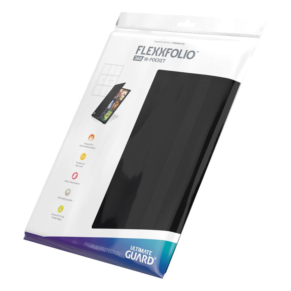 Archivador Ultimate Guard Flexxfolio 360 - 18-Pocket Negro