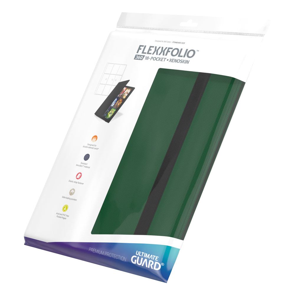 Archivador Ultimate Guard Flexxfolio 360 - 18-Pocket XenoSkin Verte