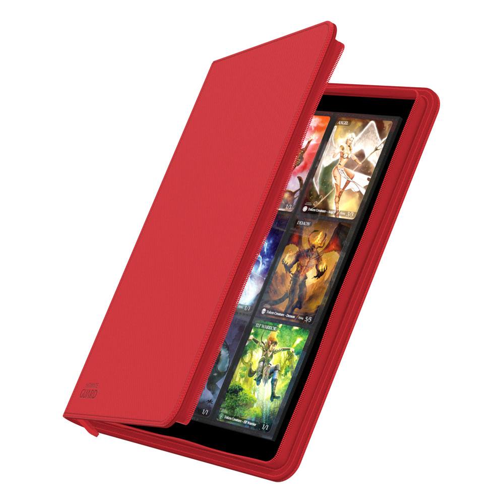 Archivador Ultimate Guard Zipfolio 360 - 18-Pocket XenoSkin Rojo