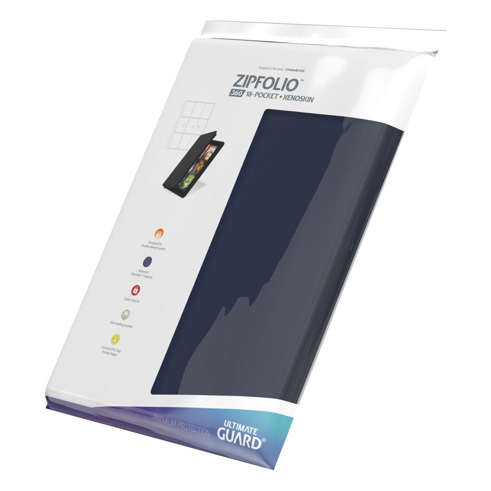 Archivador Ultimate Guard Zipfolio 360 - 18-Pocket XenoSkin Azul
