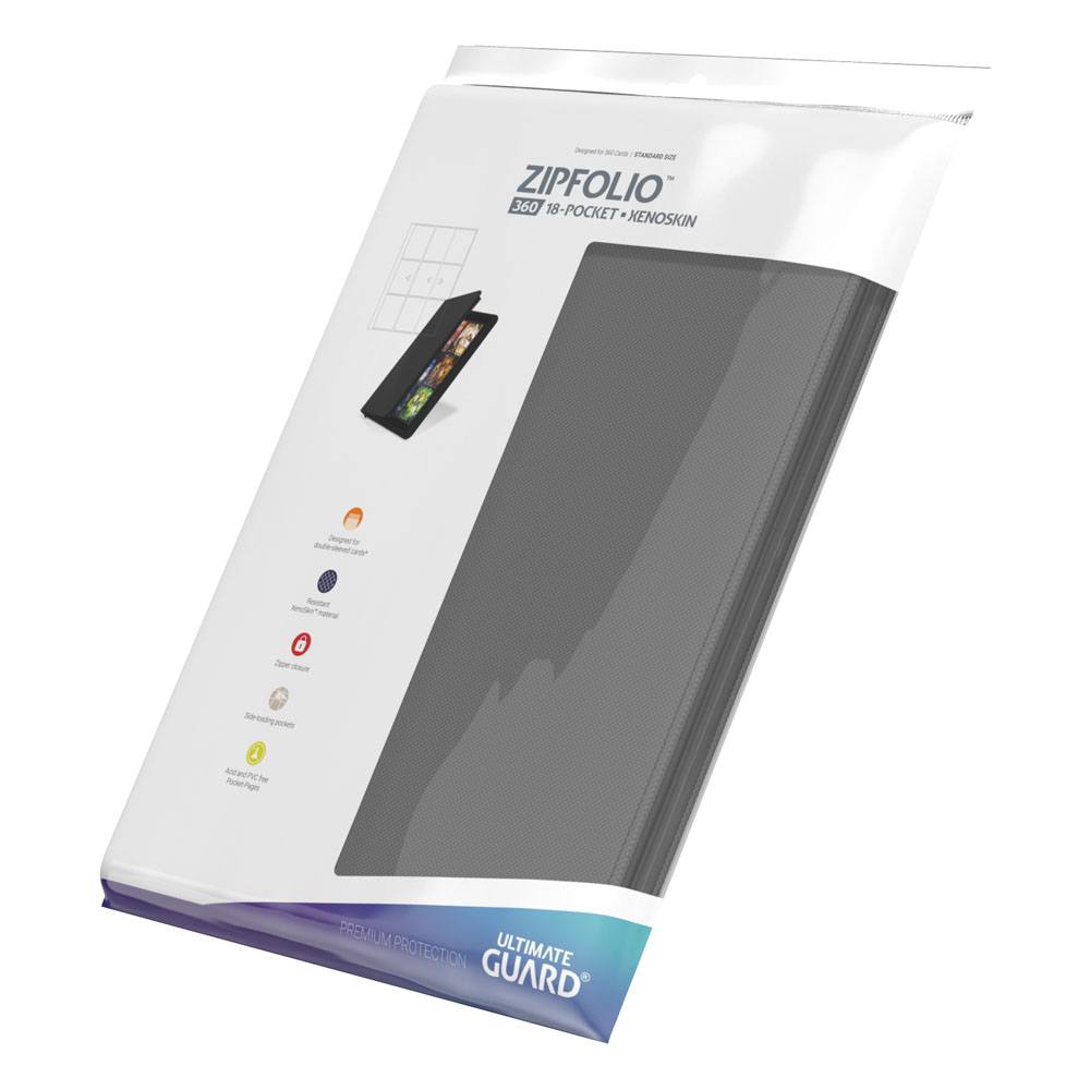Album Ultimate Guard Zipfolio 360 - 18-Pocket XenoSkin Gris