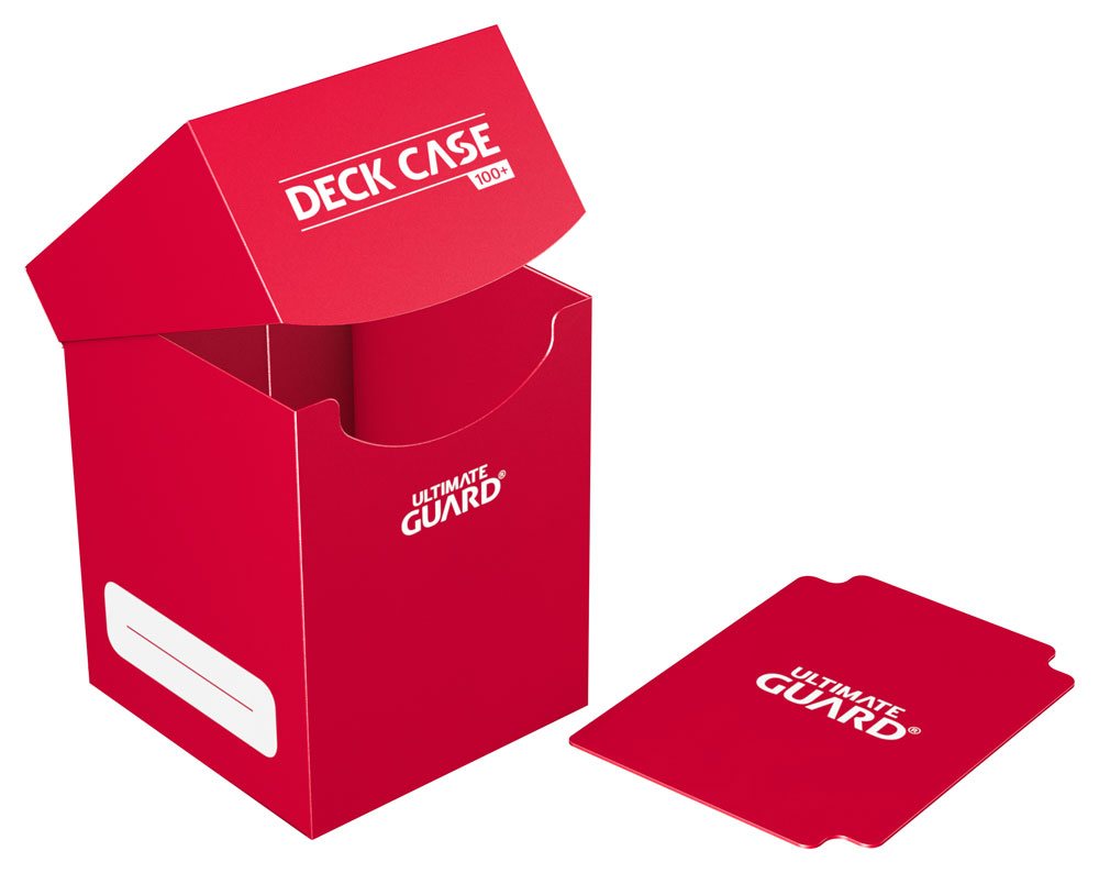 Caja Ultimate Guard Deck Case 100+ Caja de Cartas Tamaño Estándar Rojo