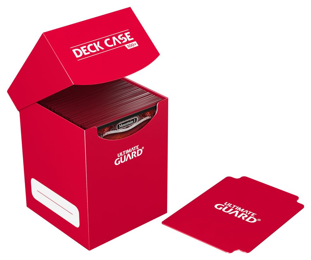 Caja Ultimate Guard Deck Case 100+ Caja de Cartas Tamaño Estándar Rojo