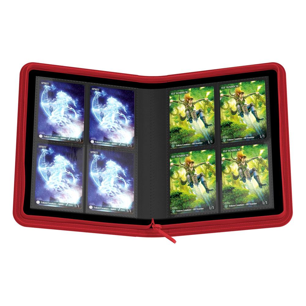 Archivador Ultimate Guard Zipfolio 160 - 8-Pocket XenoSkin Rojo