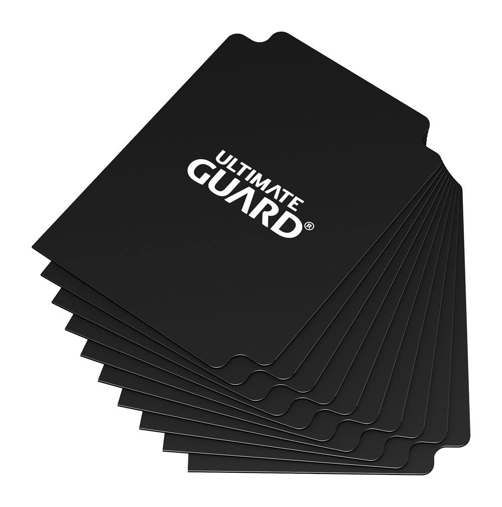 Ultimate Guard Card Dividers Tarjetas Separadoras Negro (10pcs)