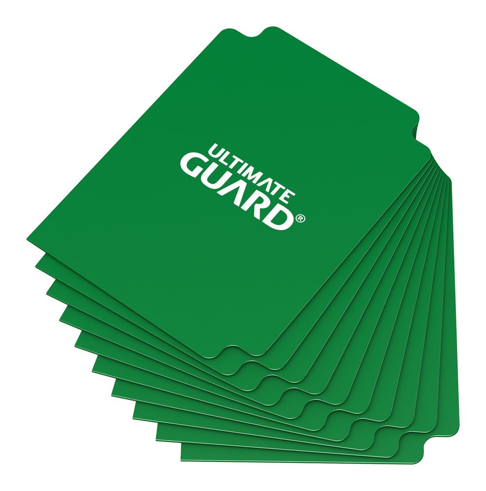 Ultimate Guard Card Dividers Tarjetas Separadoras Verde (10pcs)