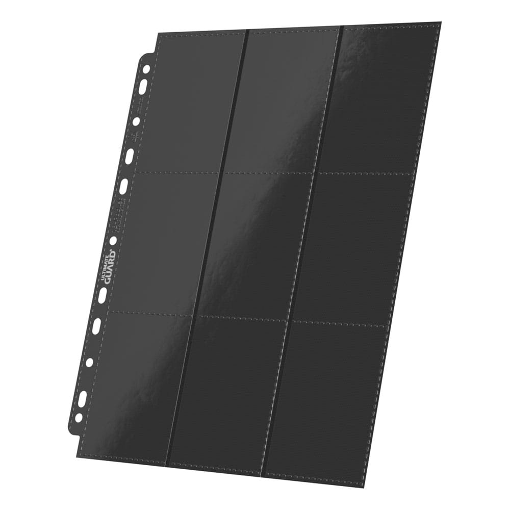 Hoja 18 Bolsillos Pages Side-Loading Negro Ultimate Guard (10pcs)