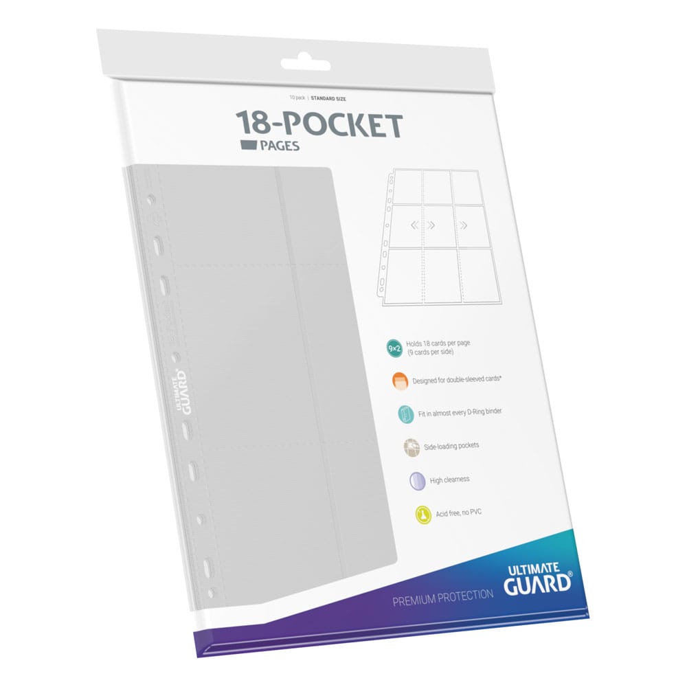 Hoja 18 Bolsillos Pages Side-Loading Blanco Ultimate Guard (10pcs)