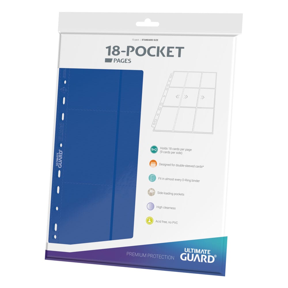 Hoja 18 Bolsillos Pages Side-Loading Azul Ultimate Guard (10pcs)