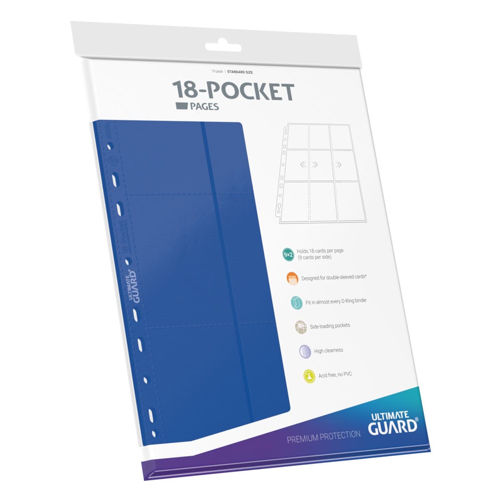 Hoja 18 Bolsillos Pages Side-Loading Azul Ultimate Guard (10pcs)