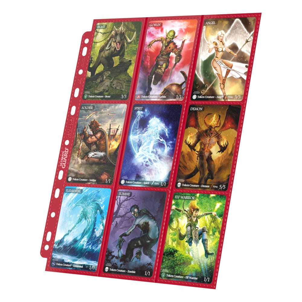 Hoja 18 Bolsillos Pages Side-Loading Rojo Ultimate Guard (10pcs)