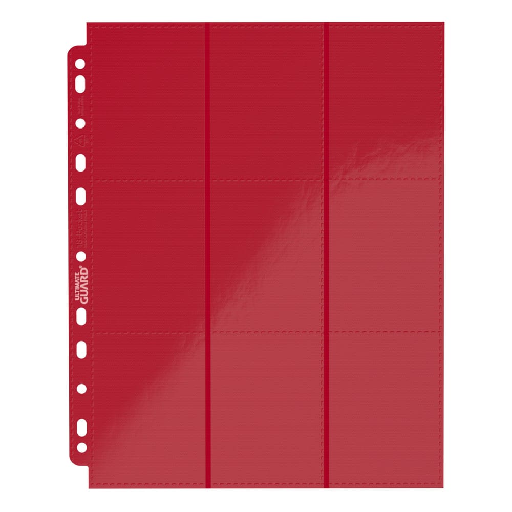 Hoja 18 Bolsillos Pages Side-Loading Rojo Ultimate Guard (10pcs)