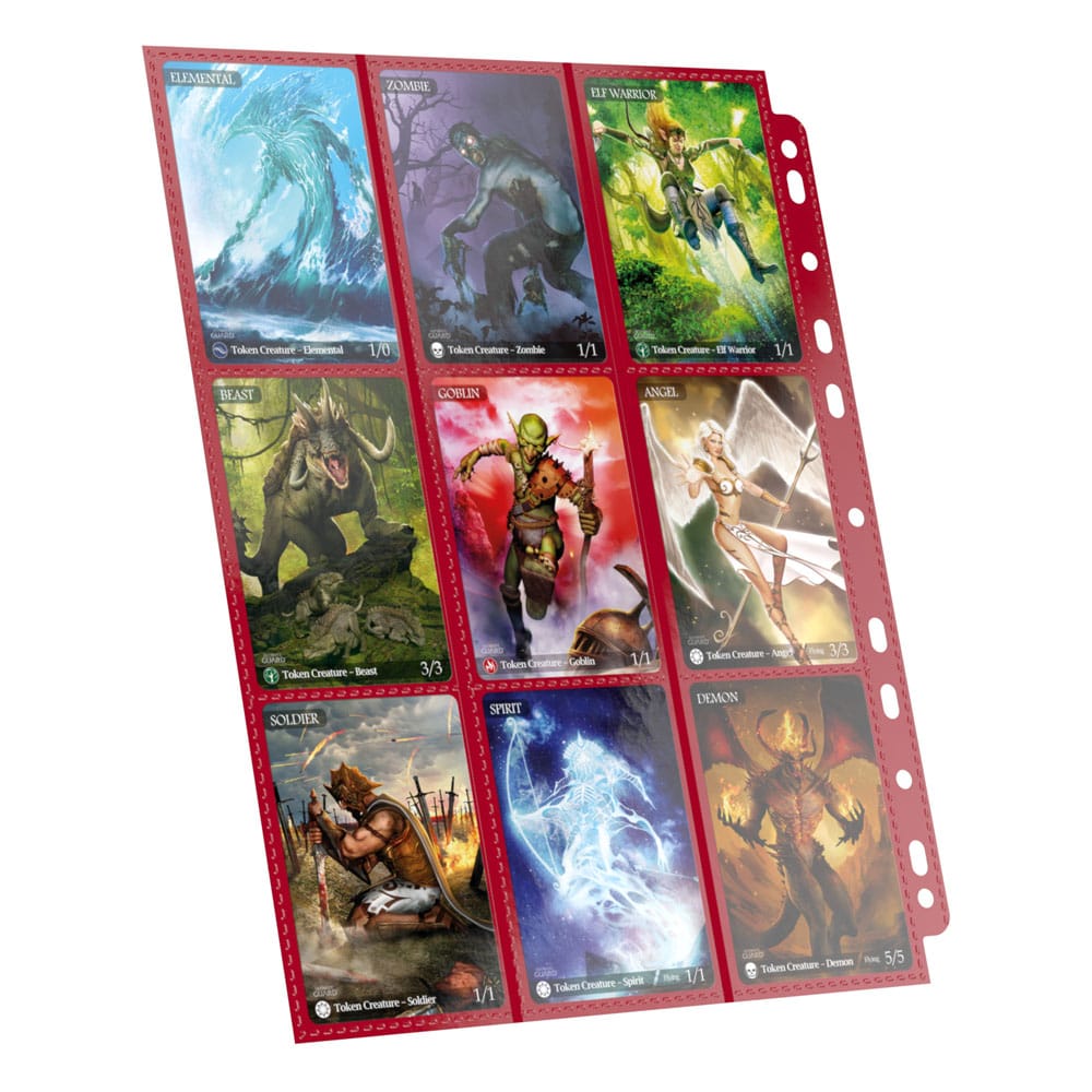 Hoja 18 Bolsillos Pages Side-Loading Rojo Ultimate Guard (10pcs)