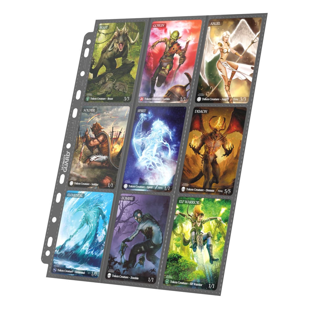 Hoja 18 Bolsillos Pages Side-Loading Gris Ultimate Guard (10pcs)