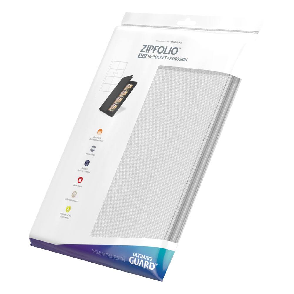 Archivador Ultimate Guard Zipfolio 320 - 16-Pocket XenoSkin Blanco