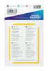 Ultimate Guard Card Dividers Tarjetas Separadoras Amarillo (10pcs)